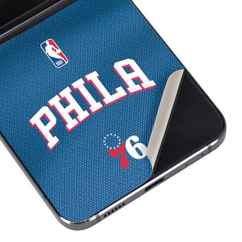 NBA Philadelphia 76ers Jersey Galaxy Z Flip5 5G Skin